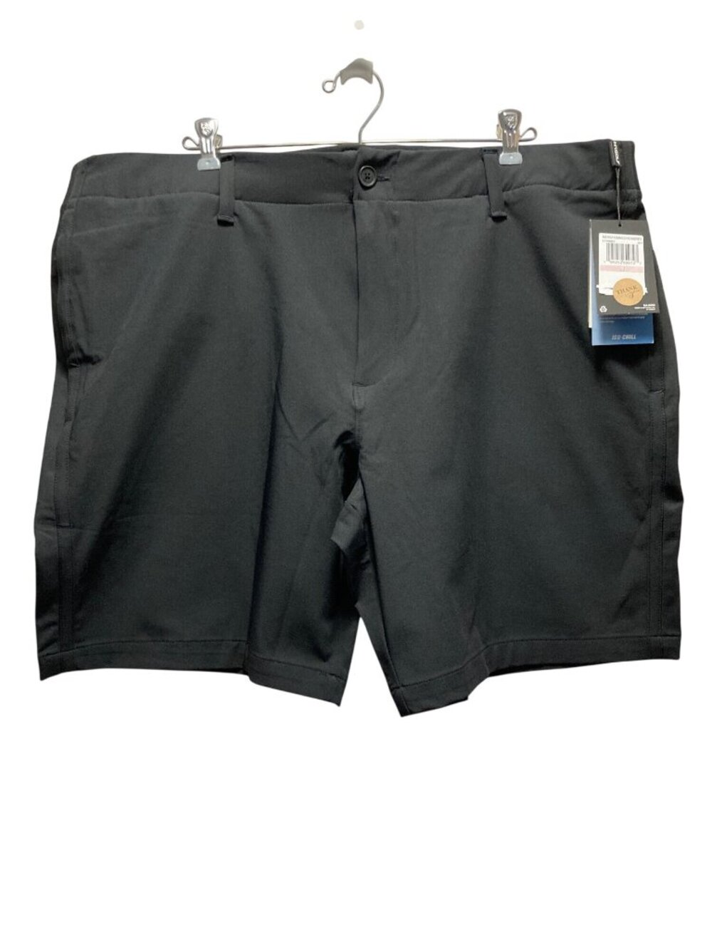 Under Armour Shorts Mens 40 Black 9in Inseam ISO Chill Flat Front Casual Summer